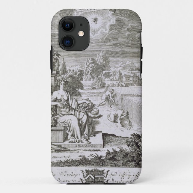 The Eye of God Watches the Harvest, illustration f Case-Mate iPhone Case (Back)