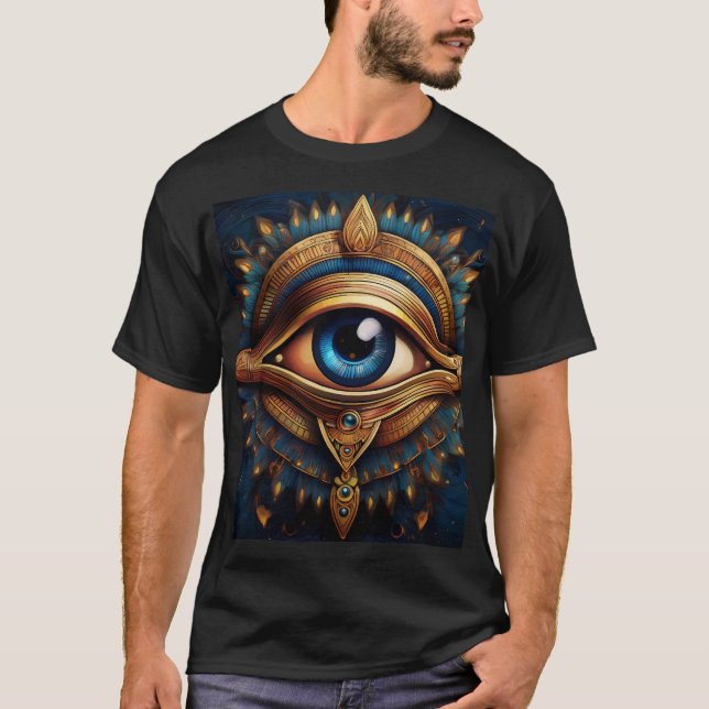 The Eye of Horus - ancient symbol of power T-Shirt (Front)