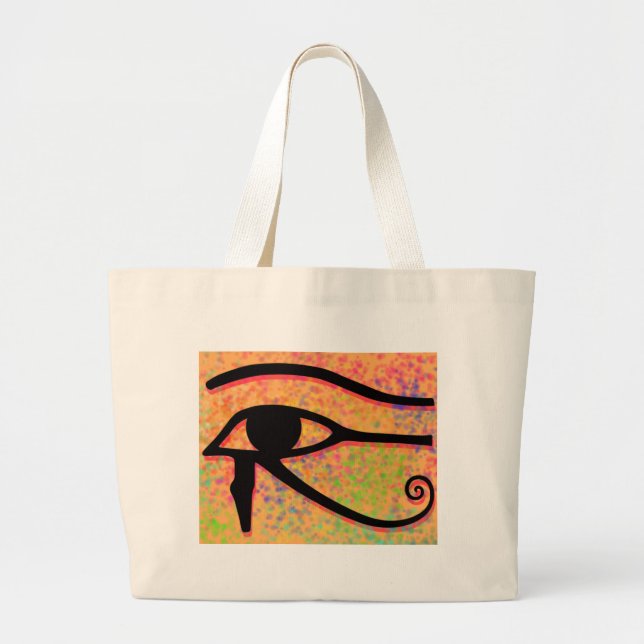 The Eye of Horus Large Tote Bag (Front)