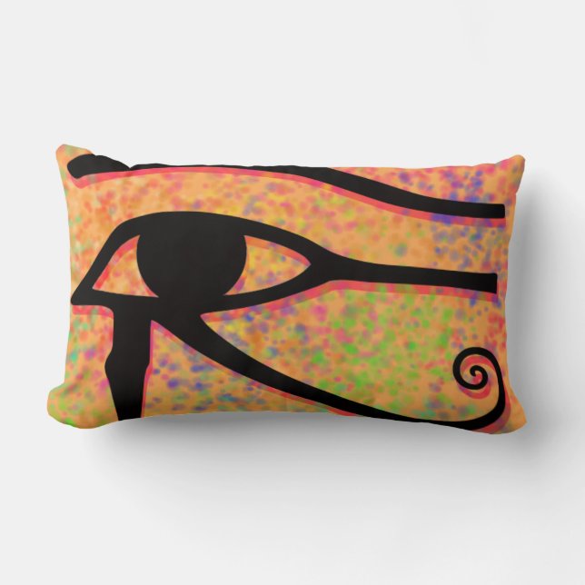 The Eye of Horus Lumbar Cushion (Front)