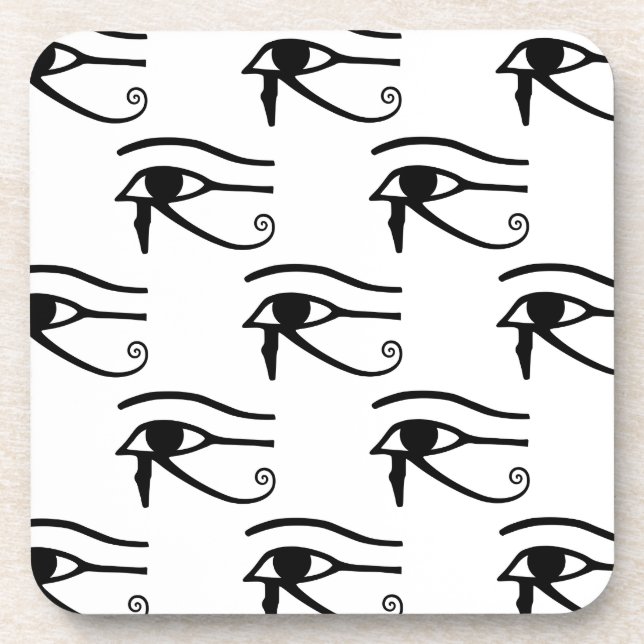 The Eye Of Horus Pattern Coaster (Front)