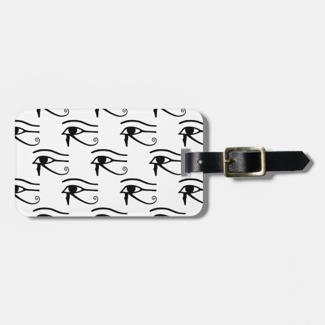 The Eye Of Horus Pattern Luggage Tag (Front Horizontal)