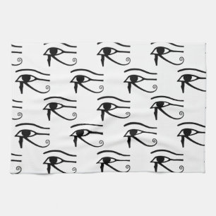 The Eye Of Horus Pattern Tea Towel