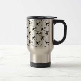 The Eye Of Horus Pattern Travel Mug