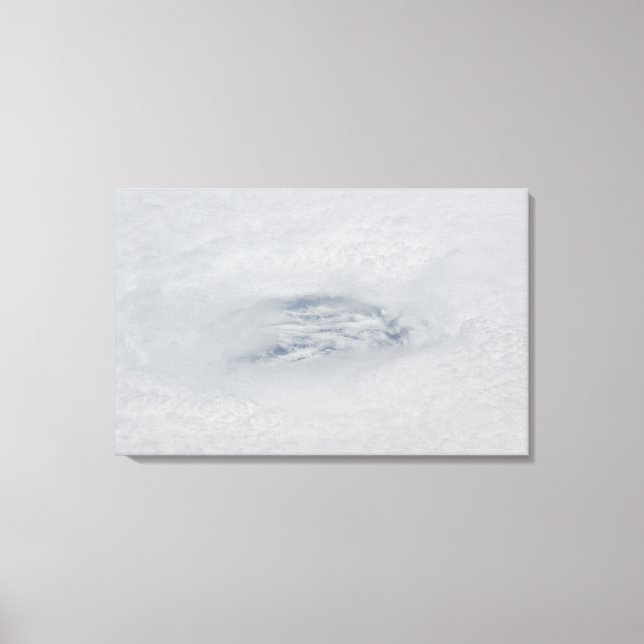 The eye of Hurricane BIll Canvas Print (Front)