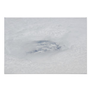 The eye of Hurricane BIll Photo Print