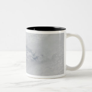 The eye of Hurricane BIll Two-Tone Coffee Mug