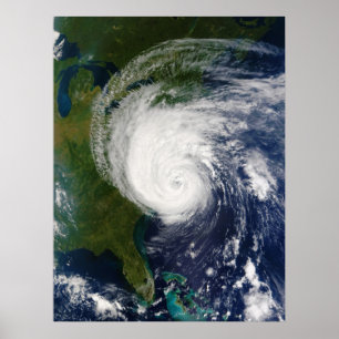 The Eye of Hurricane Isabel September 18 2003 Poster