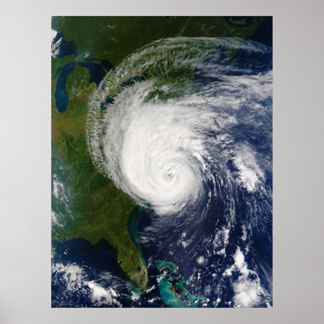 The Eye of Hurricane Isabel September 18 2003 Poster (Front)