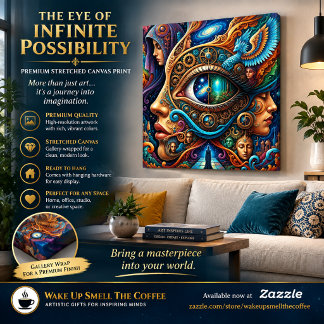 The Eye of Infinite Possibility Canvas Print