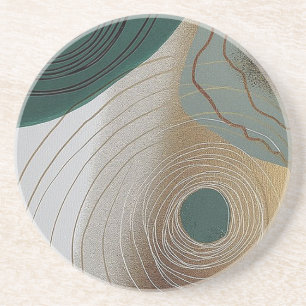 “The Eye of the Earth” Ceramic Coaster