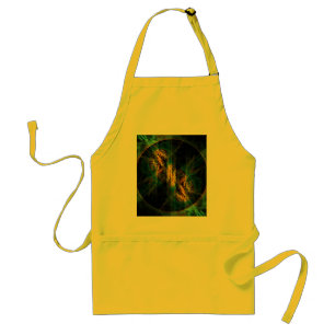 The Eye of the Jungle Abstract Art Apron