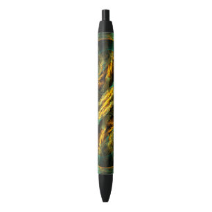 The Eye of the Jungle Abstract Art Black Ink Pen