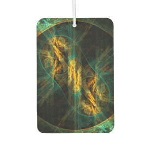 The Eye of the Jungle Abstract Art Car Air Freshener