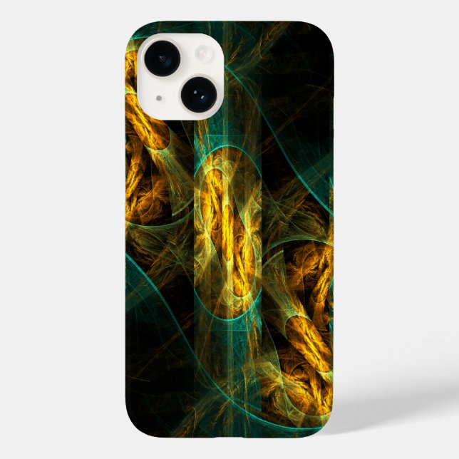 The Eye of the Jungle Abstract Art Case-Mate iPhone Case (Back)