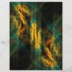 The Eye of the Jungle Abstract Art Flyer