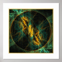 The Eye of the Jungle Abstract Art