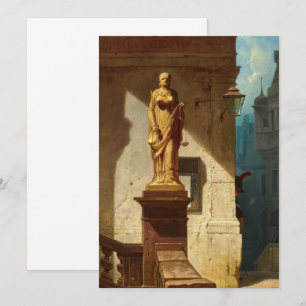 The Eye of the Law, Justice by Carl Spitzweg Thank You Card