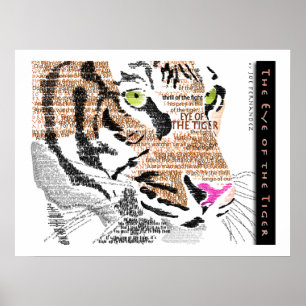 The Eye of the Tiger Poster