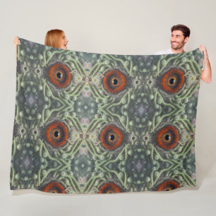 The Eyeball Plant Fleece Blanket