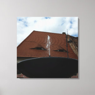 The eyes of the city canvas print