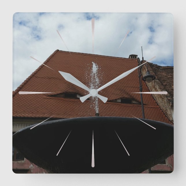 The eyes of the city square wall clock (Front)