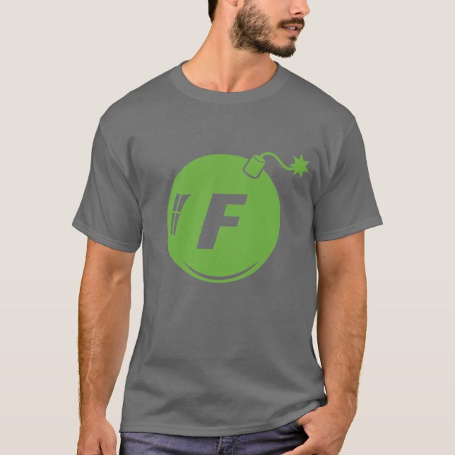 The F Bomb Green Apple T-Shirt (Front)
