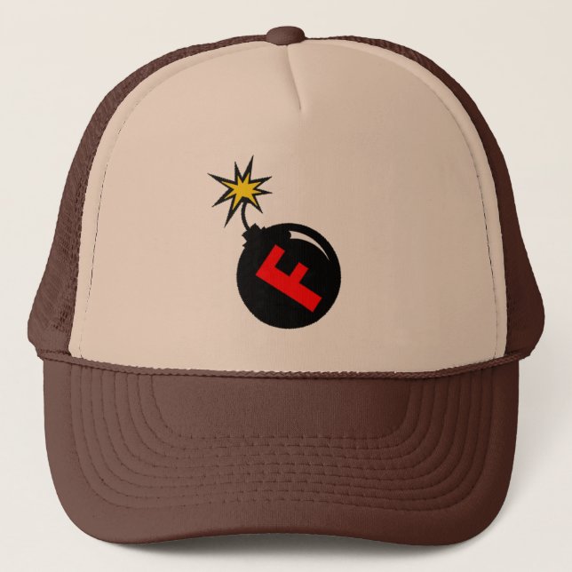 the f-bomb trucker hat (Front)