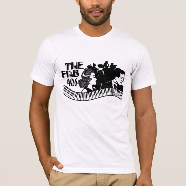 THE FAB 40'S 1940's T-SHIRTS TEES (Front)