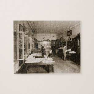 The Faberge Workshop (b/w photo) Jigsaw Puzzle