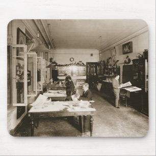 The Faberge Workshop (b/w photo) Mouse Mat