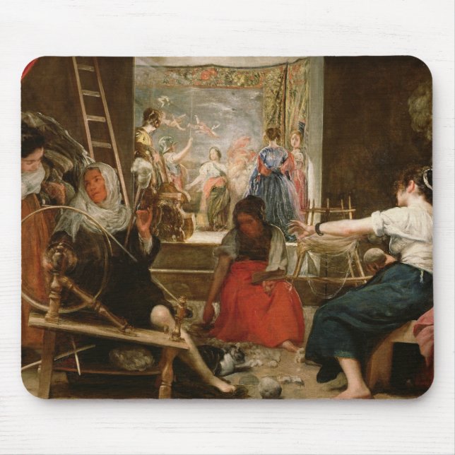 The Fable of Arachne, or The Spinners, c.1657 (oil Mouse Mat (Front)