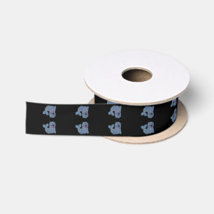 The Fabric Seal At Zazzle Mascot Logo Character Satin Ribbon
