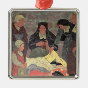 The Fabric Seller, c.1898 Metal Tree Decoration