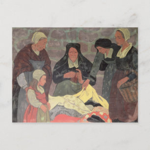 The Fabric Seller, c.1898 Postcard