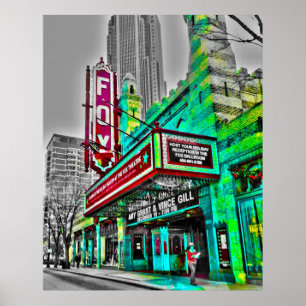 The Fabulous Fox Theater  Atlanta Georgia Poster