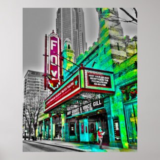 The Fabulous Fox Theatre  Atlanta Georgia Poster