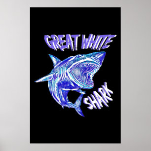 The Fabulous Great White Shark Poster
