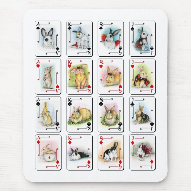 THE FACE CARDS MOUSE MAT (Front)