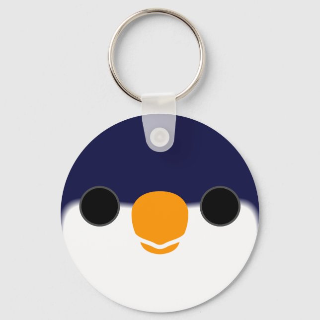 The face of a Blue lorikeet Key Ring (Front)