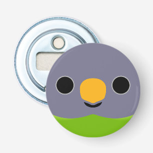 The face of a female Plum-headed parakeet Bottle Opener