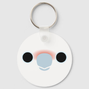 The face of a Goffin's cockatoo Key Ring