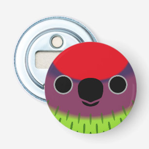 The face of a Goldie's lorikeet Bottle Opener
