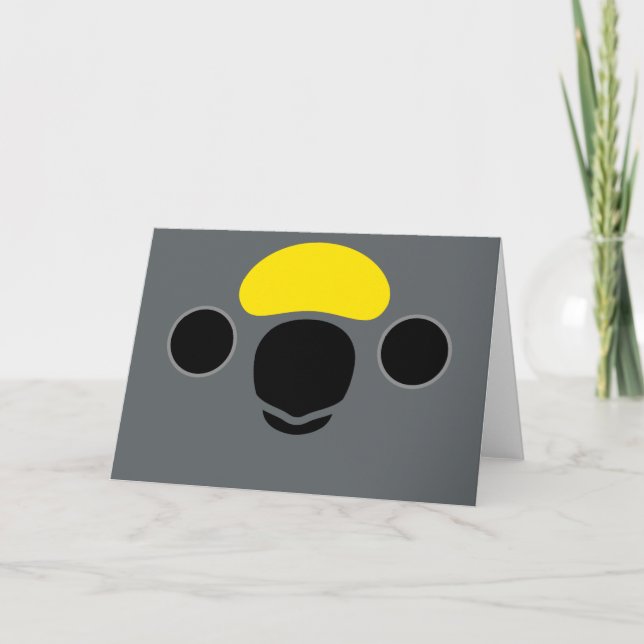 The face of a Meyer's Parrot Card (Front)