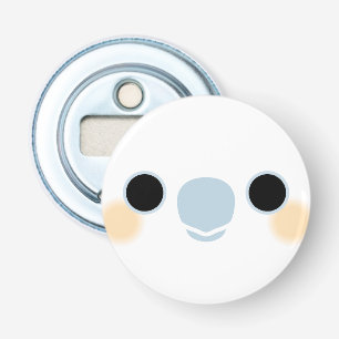 The face of a Red-vented cockatoo Bottle Opener