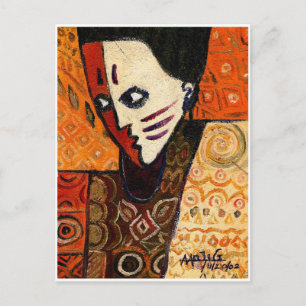 tHE FACE OF AFRICA Postcard