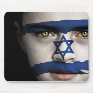 The face of Israel Mouse Mat