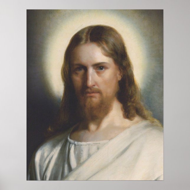 The Face of Jesus by Carl Bloch Poster (Front)
