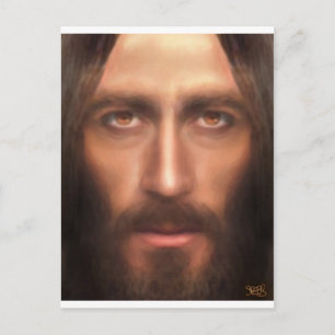 The face of Jesus Postcard