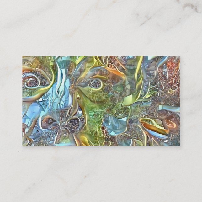 The Face of Nature Business Card (Front)